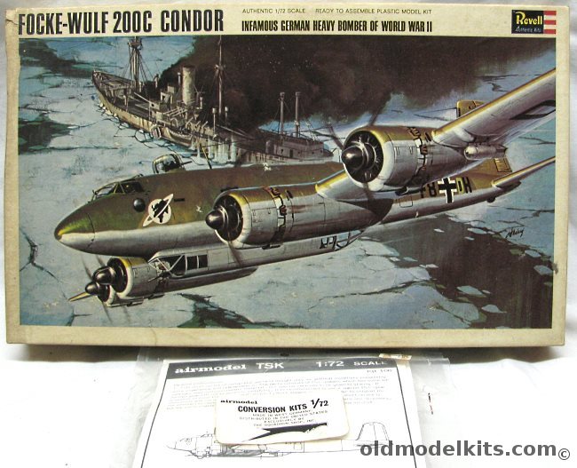 Revell 1/72 Focke-Wulf FW-200C Condor - with Airmodel Conversion C-6 / C-3 U2 / C-4 U1 / C-3 / C-3 U3 / C-4 U4 / C-1 / C-2, H204-200 plastic model kit